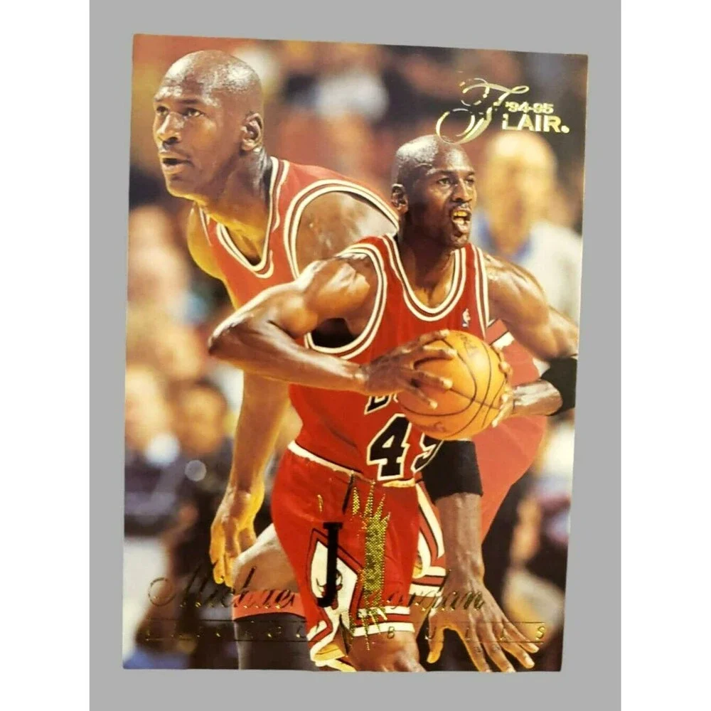 1994-95 Flair MICHAEL JORDAN NBA Basketball Trading Card 326 Chicago Bulls H.O.F